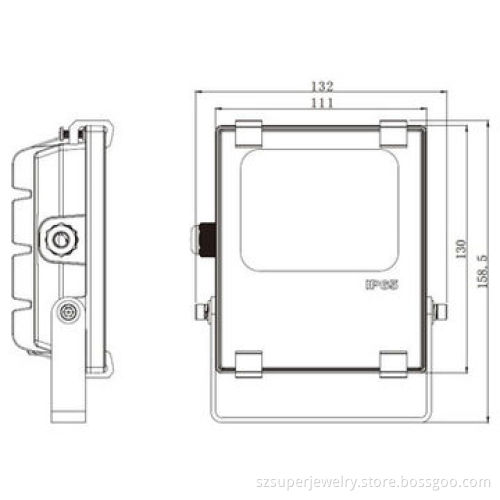 10W LED floodlight